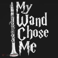 My Wand Chose Me Clarinet Player Clarinetist Music Lover Coaster thumb 2