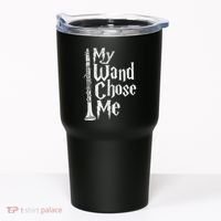 My Wand Chose Me Clarinet Player Clarinetist Music Lover Tumbler thumb 0