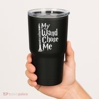 My Wand Chose Me Clarinet Player Clarinetist Music Lover Tumbler thumb 2