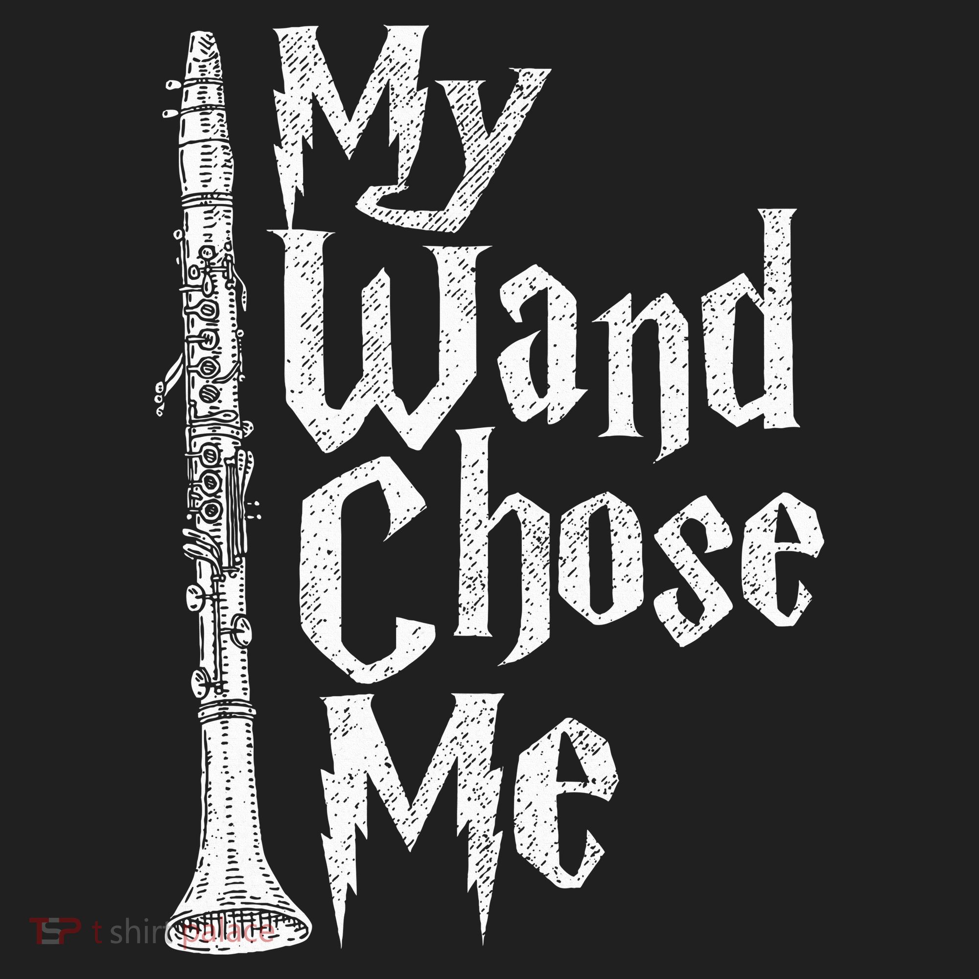 My Wand Chose Me Clarinet Player Clarinetist Music Lover Hat