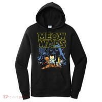 Meow Wars Cat Gifts For Cat Lovers Cat Stuff Hemed Gifts Women's Hoodie thumb 0
