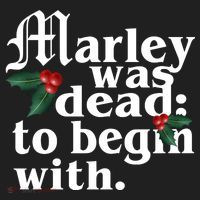 Marley Was Dead To Begin With Mistletoe Christmas Women's Sweatshirt thumb 2