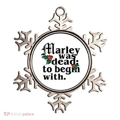 Marley Was Dead To Begin With Mistletoe Christmas Ornament