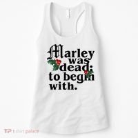 Marley Was Dead To Begin With Mistletoe Christmas Women's Tank Top thumb 0