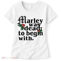 Marley Was Dead To Begin With Mistletoe Christmas Women's T-Shirt thumb 0