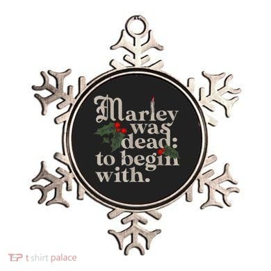 Marley Was Dead To Begin With Funny Novelty Christmas Ornament