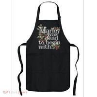 Marley Was Dead: To Begin With Funny Novelty Christmas Apron thumb 0