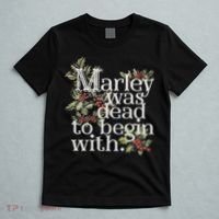 Marley Was Dead: To Begin With Funny Novelty Christmas T-Shirt thumb 5
