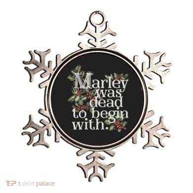 Marley Was Dead: To Begin With Funny Novelty Christmas Ornament