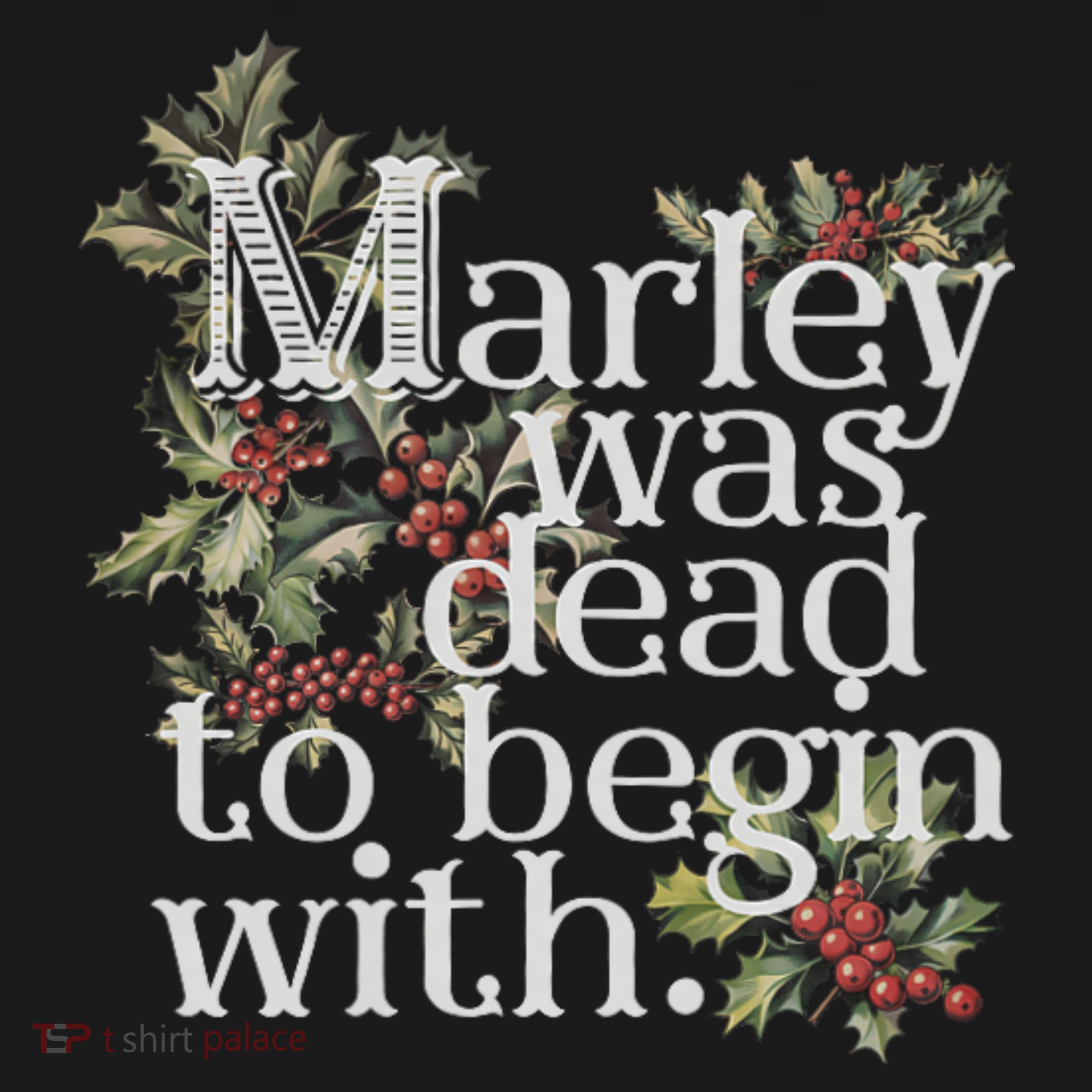 Marley Was Dead: To Begin With Funny Novelty Christmas Women's Tank Top