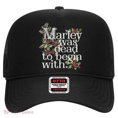 Marley Was Dead: To Begin With Funny Novelty Christmas Hat