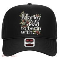 Marley Was Dead: To Begin With Funny Novelty Christmas Hat thumb 0