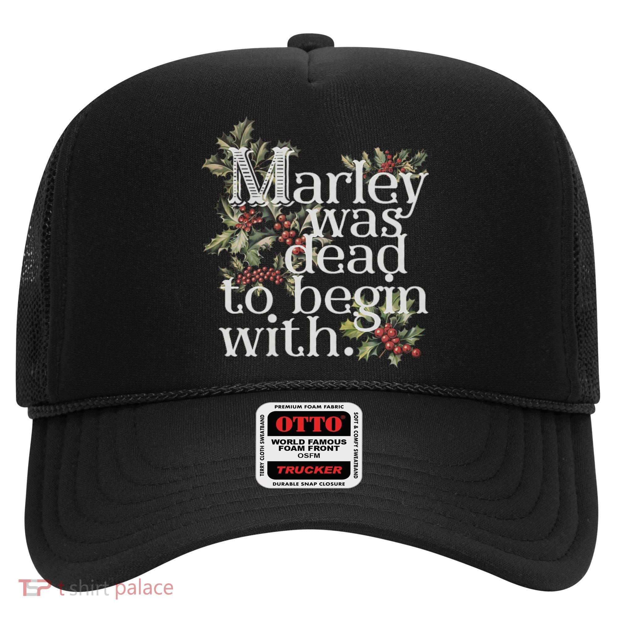 Marley Was Dead: To Begin With Funny Novelty Christmas Hat