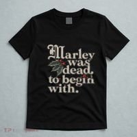 Marley Was Dead To Begin With Funny Quote T-Shirt thumb 5