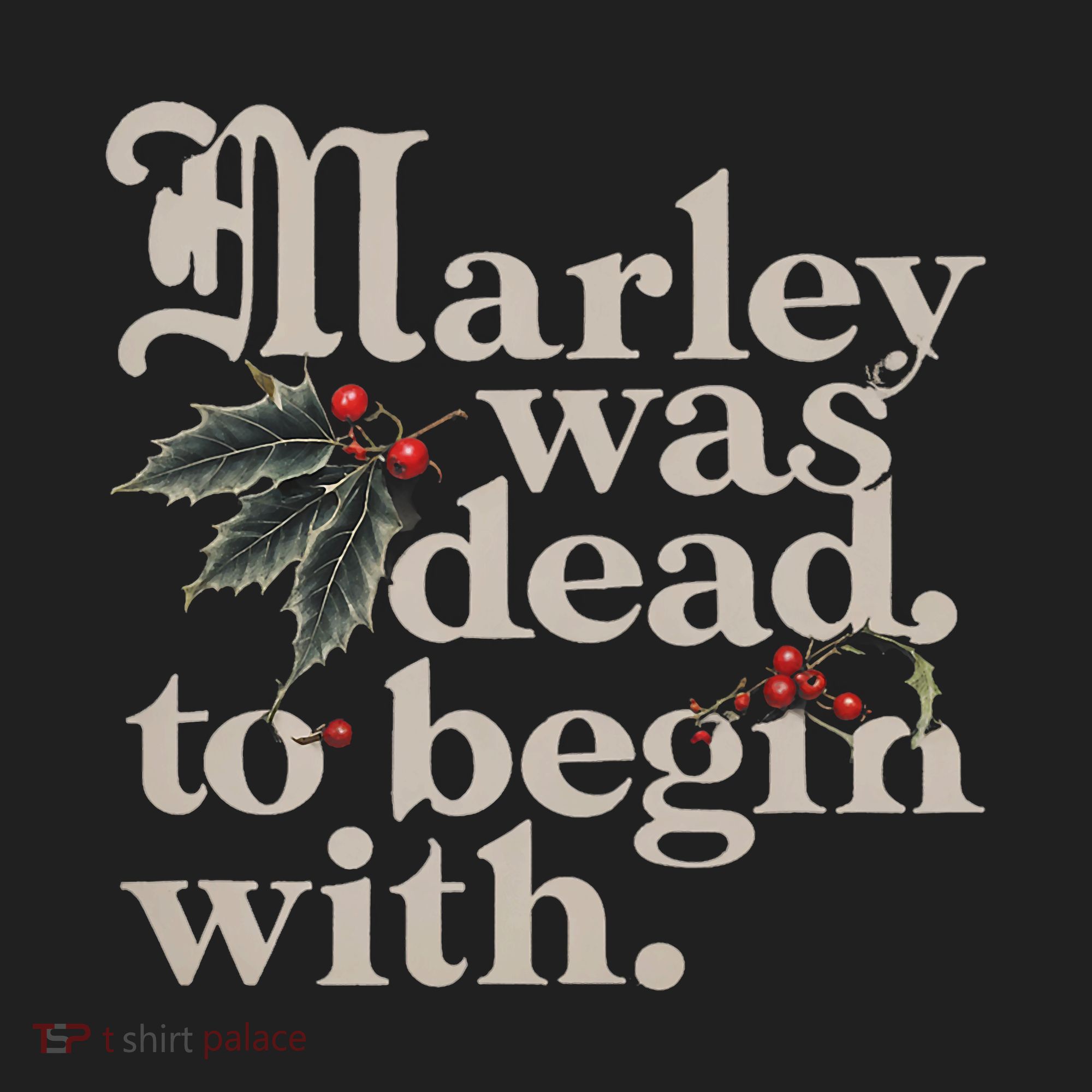 Marley Was Dead To Begin With Funny Quote Beanie