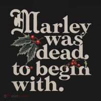 Marley Was Dead To Begin With Funny Quote Coaster thumb 2