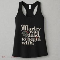 Marley Was Dead To Begin With Funny Quote Women's Tank Top thumb 3