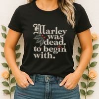 Marley Was Dead To Begin With Funny Quote Women's T-Shirt thumb 2