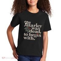 Marley Was Dead To Begin With Funny Quote Kids T-Shirt thumb 2