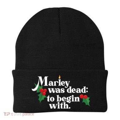 Marley Was Dead To Begin With Charles Dickens Christmas Beanie
