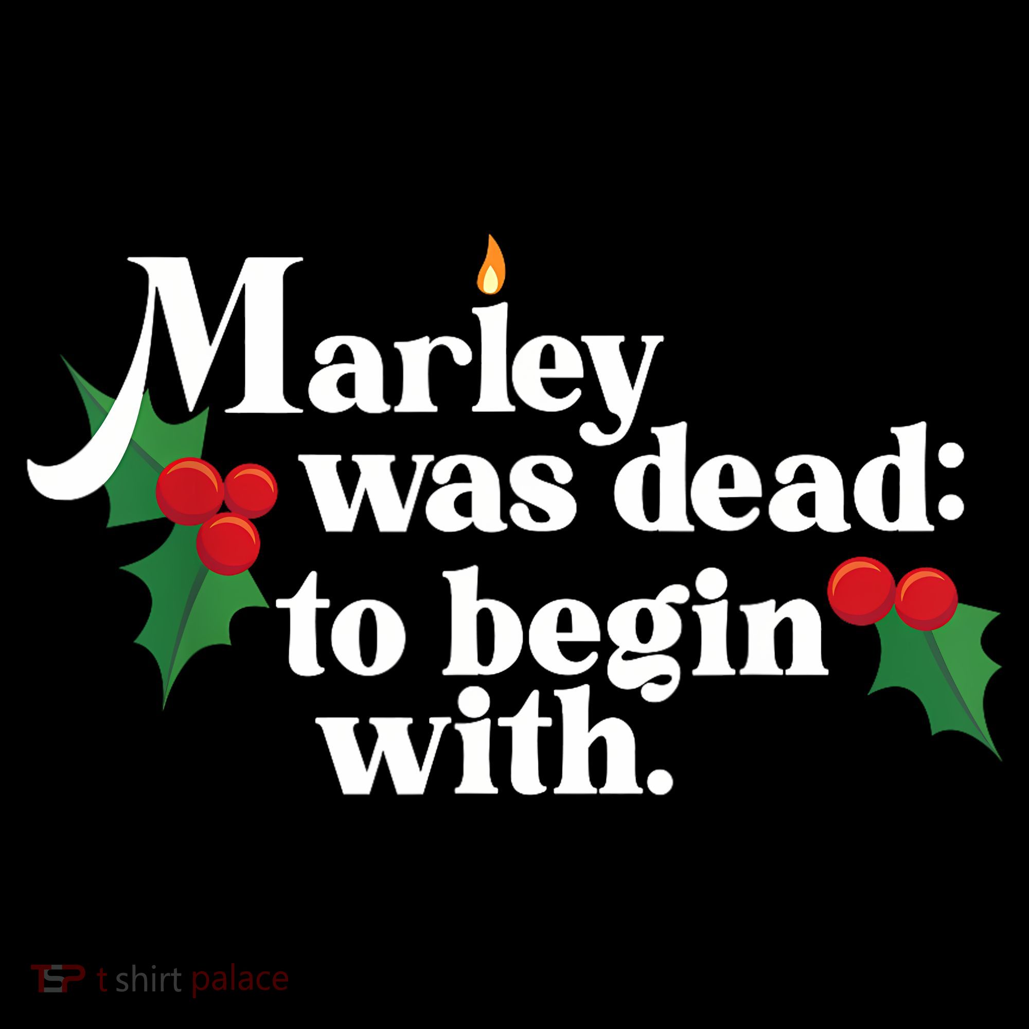 Marley Was Dead To Begin With Charles Dickens Christmas Women's Hoodie