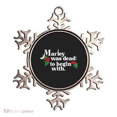 Marley Was Dead To Begin With Charles Dickens Christmas Ornament