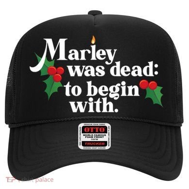 Marley Was Dead To Begin With Charles Dickens Christmas Hat