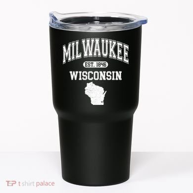 Milwaukee Wisconsin Est 1846 Varsity Tumbler