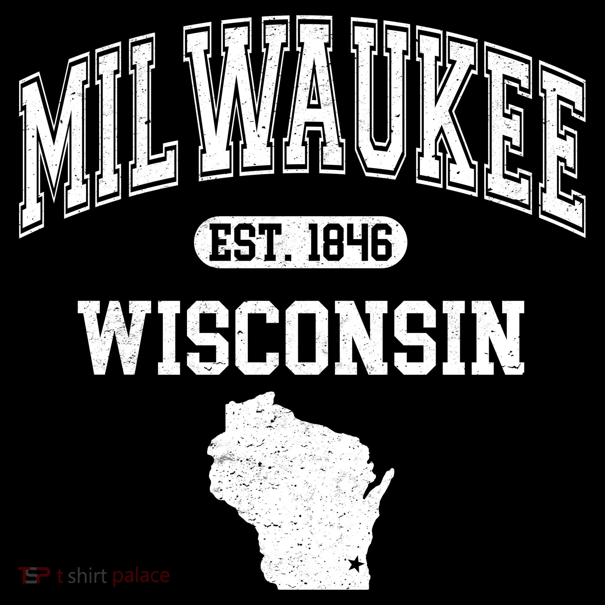 Milwaukee Wisconsin Est 1846 Varsity Ornament