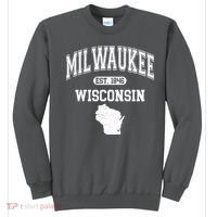 Milwaukee Wisconsin Est 1846 Varsity Sweatshirt thumb 0