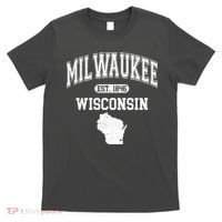 Milwaukee Wisconsin Est 1846 Varsity T-Shirt thumb 0