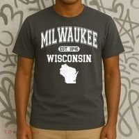 Milwaukee Wisconsin Est 1846 Varsity T-Shirt thumb 3