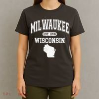 Milwaukee Wisconsin Est 1846 Varsity T-Shirt thumb 4