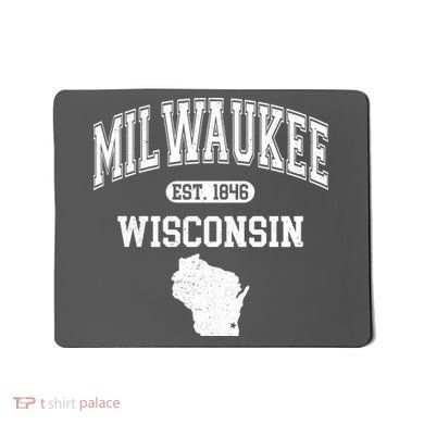 Milwaukee Wisconsin Est 1846 Varsity Mousepad