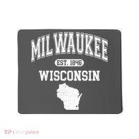 Milwaukee Wisconsin Est 1846 Varsity Mousepad thumb 0