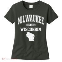 Milwaukee Wisconsin Est 1846 Varsity Women's T-Shirt thumb 0