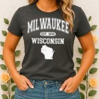 Milwaukee Wisconsin Est 1846 Varsity Women's T-Shirt thumb 2