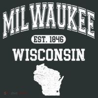Milwaukee Wisconsin Est 1846 Varsity Women's T-Shirt thumb 6