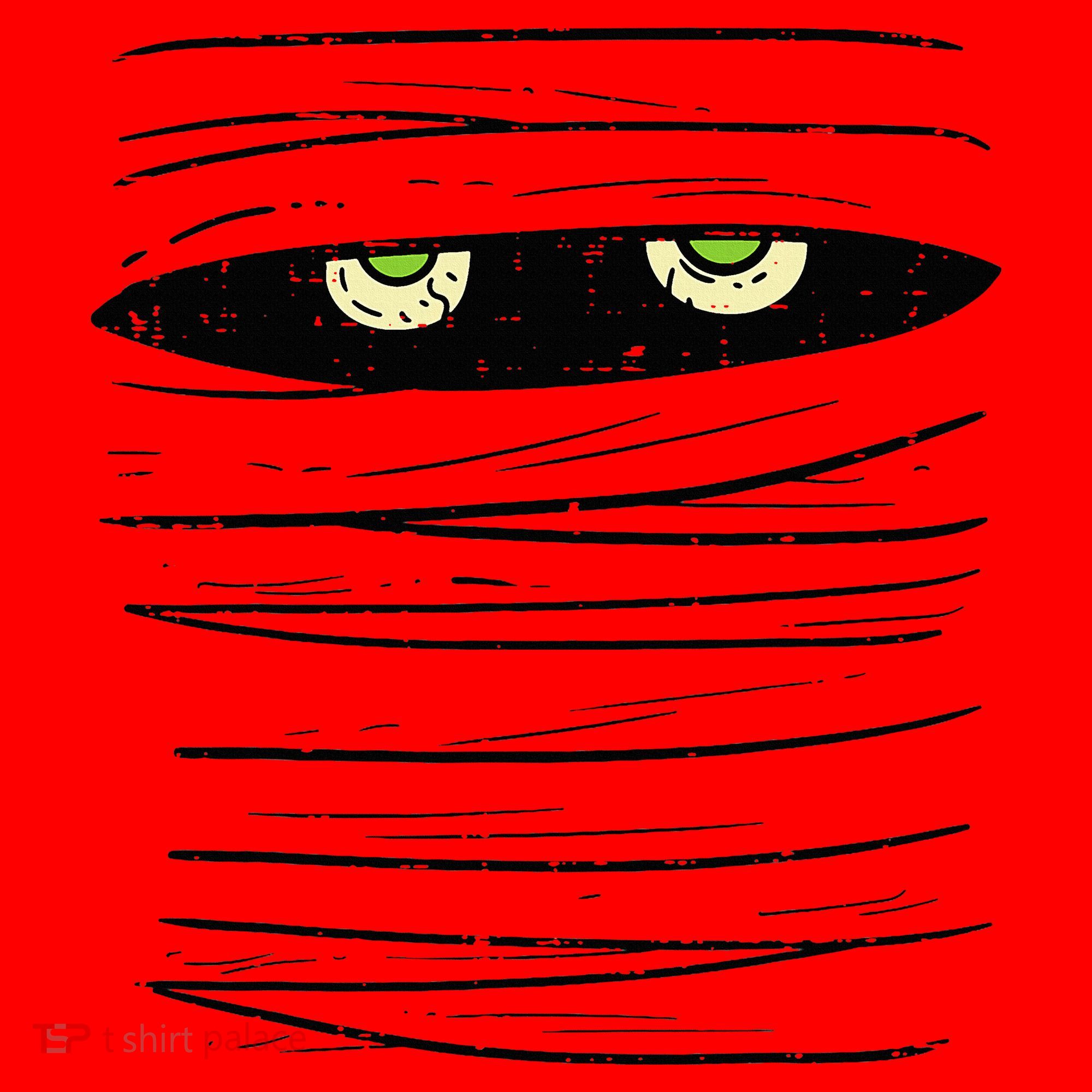 Mummy Wrap Eyes Costume Funny Scary Halloween Santa Hat