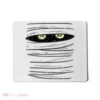 Mummy Wrap Eyes Costume Funny Scary Halloween Mousepad thumb 0