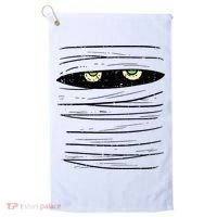 Mummy Wrap Eyes Costume Funny Scary Halloween Golf Towel thumb 0