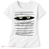 Mummy Wrap Eyes Costume Funny Scary Halloween Women's T-Shirt thumb 0