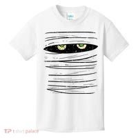 Mummy Wrap Eyes Costume Funny Scary Halloween Kids T-Shirt thumb 0