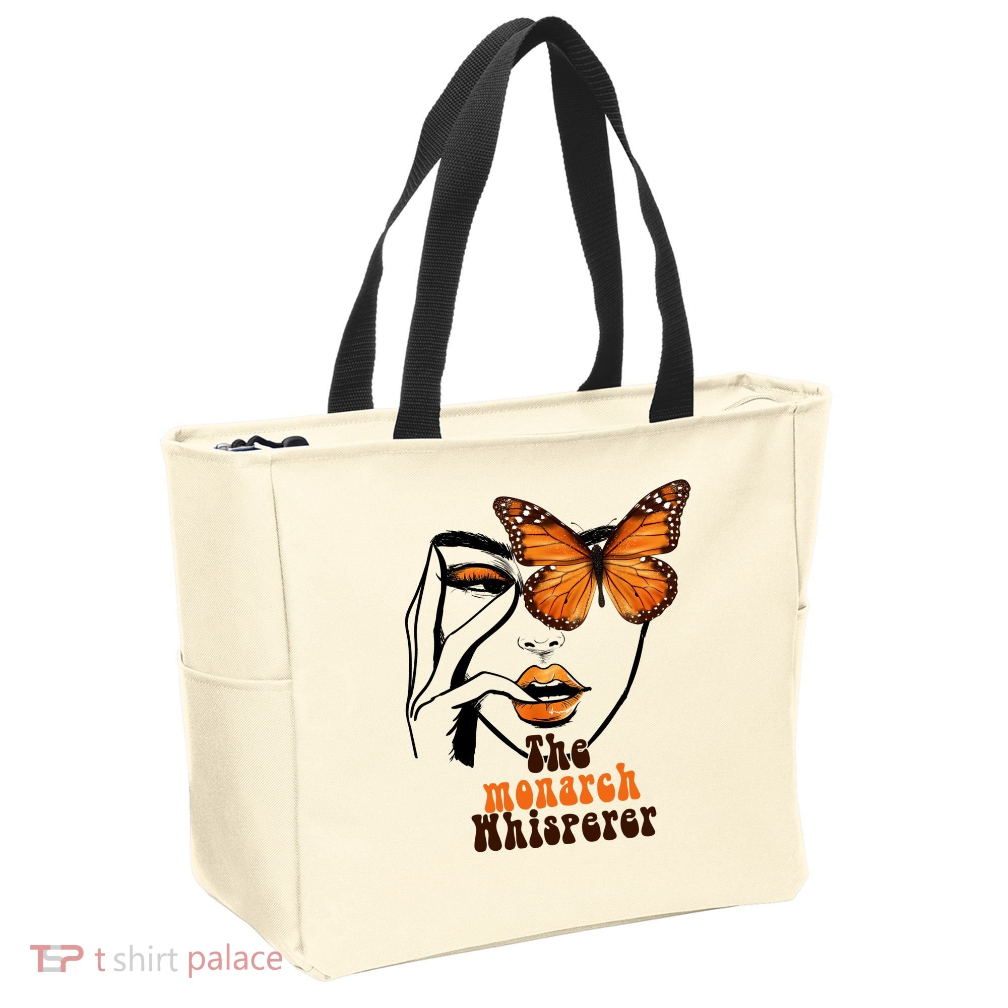 Monarch Whisperer Endangered Butterfly Nature Lover Tote Bag