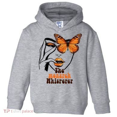 Monarch Whisperer Endangered Butterfly Nature Lover Toddler Hoodie