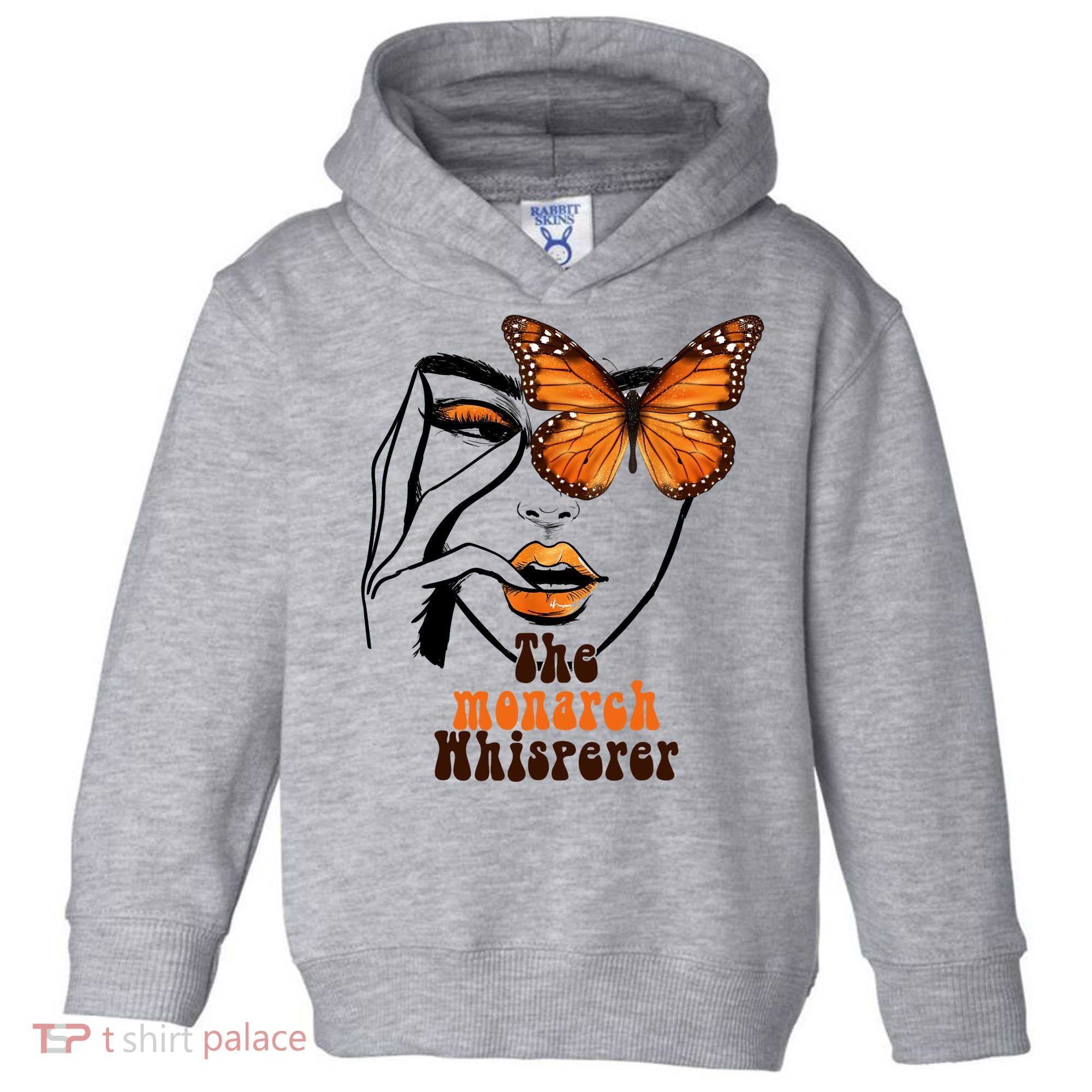 Monarch Whisperer Endangered Butterfly Nature Lover Toddler Hoodie