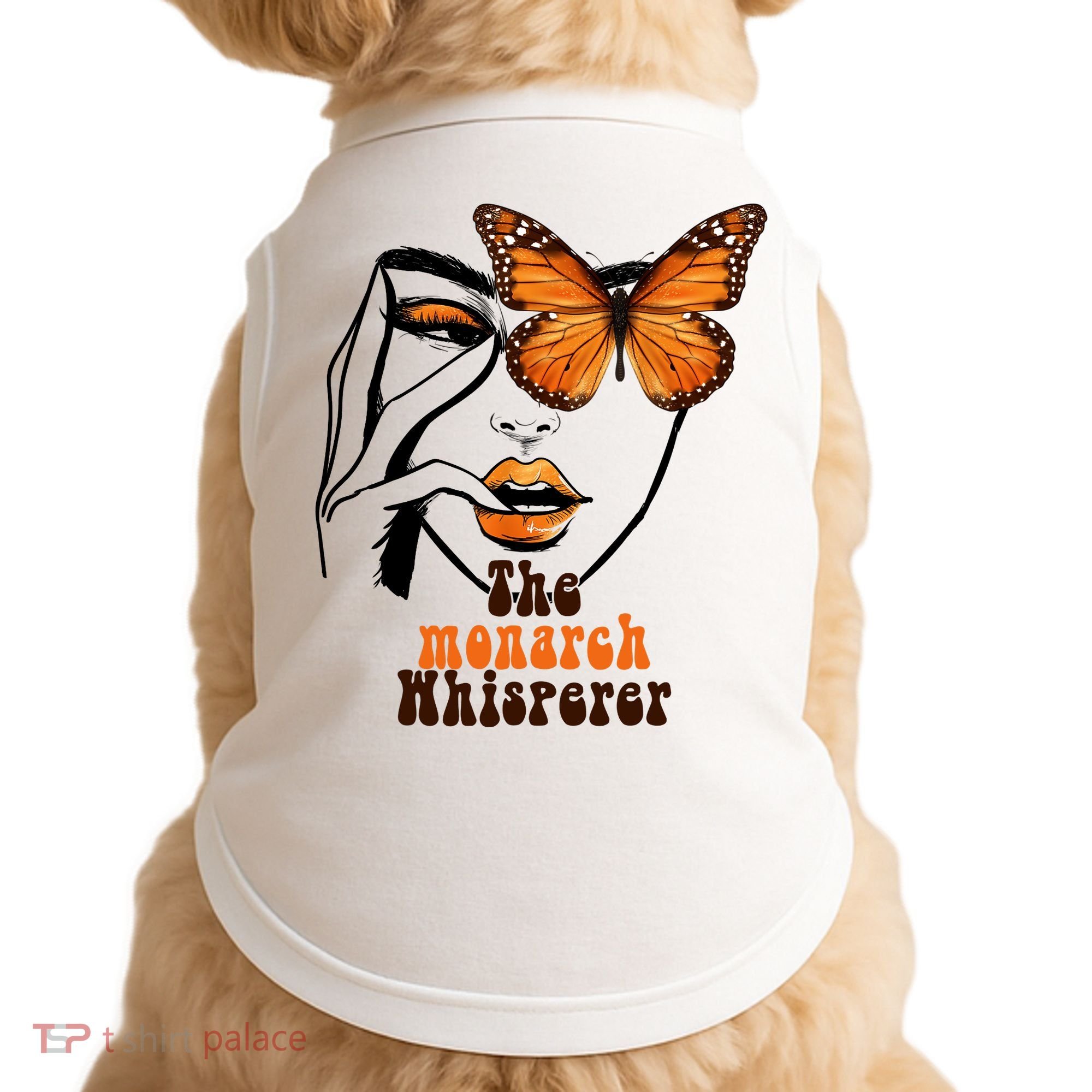 Monarch Whisperer Endangered Butterfly Nature Lover Doggie Tank