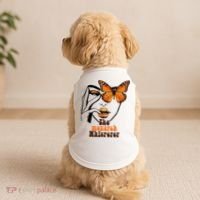 Monarch Whisperer Endangered Butterfly Nature Lover Doggie Tank thumb 2
