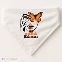 Monarch Whisperer Endangered Butterfly Nature Lover USA-Made Doggie Bandana thumb 0