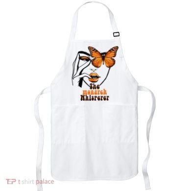Monarch Whisperer Endangered Butterfly Nature Lover Apron
